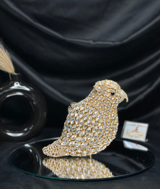 Bird Crystal Clutch