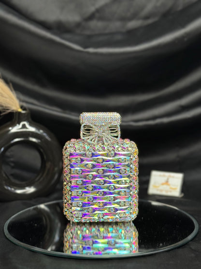 Perfume Crystal Clutch - Rainbow