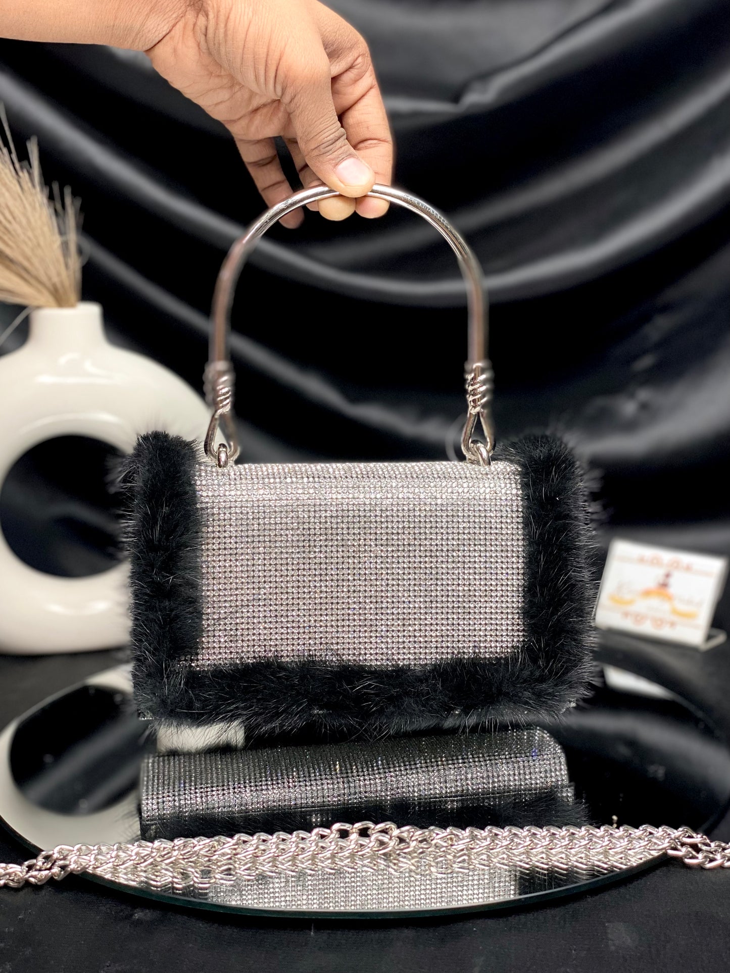 Bella Fur Clutch