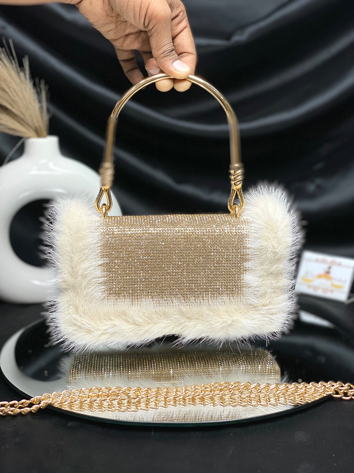 Bella Fur Clutch